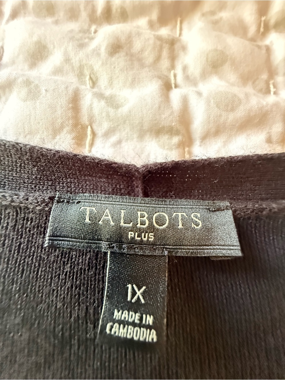 Talbots Black Cardigan - Picture 5 of 10
